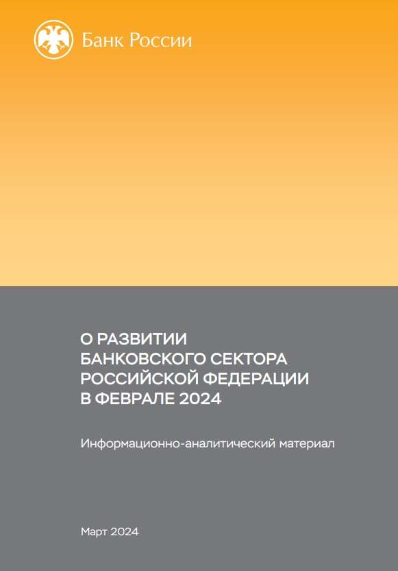 О развитии банковского сектора Российской Федерации в феврале 2024 года